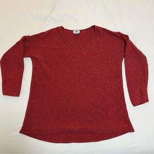 Sonoma Red V-Neck Sweater